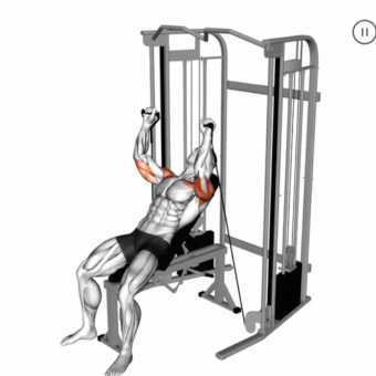 Cable Incline Bench Press